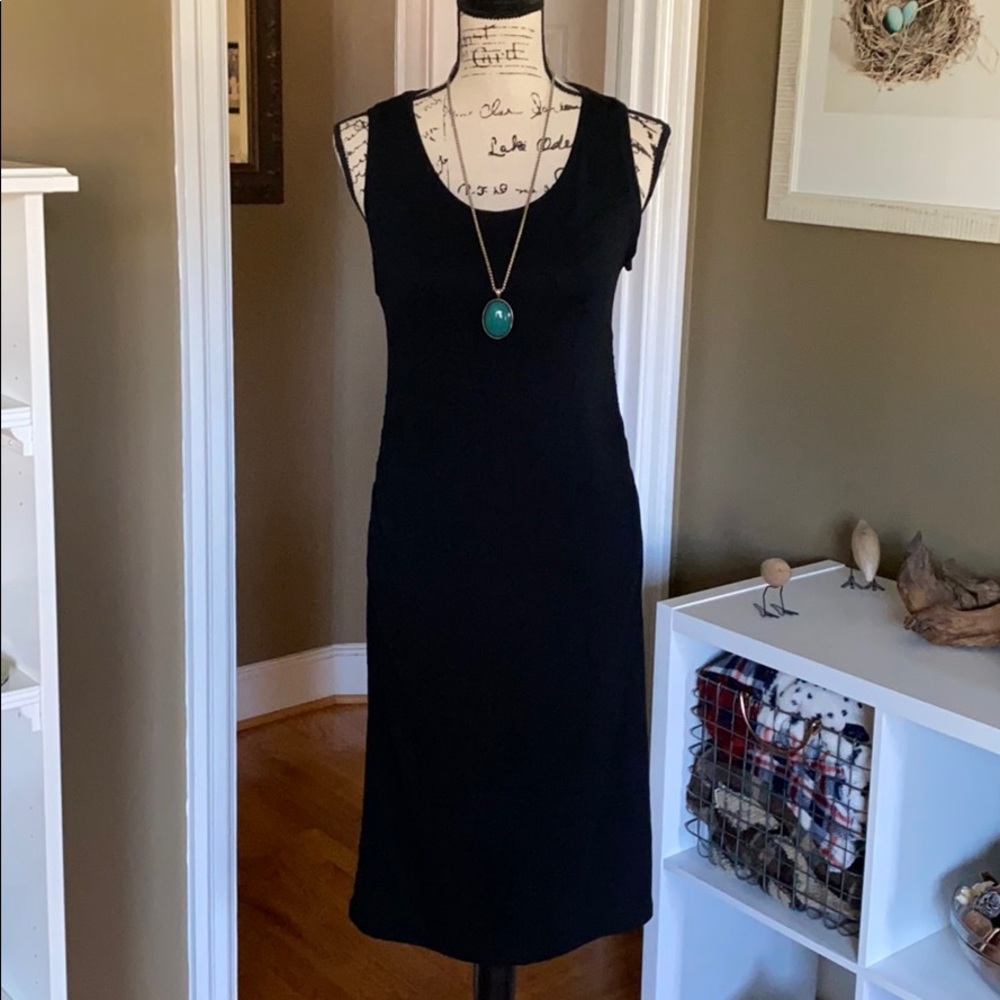 Liz Lange Maternity Black Sleeveless Dress Small